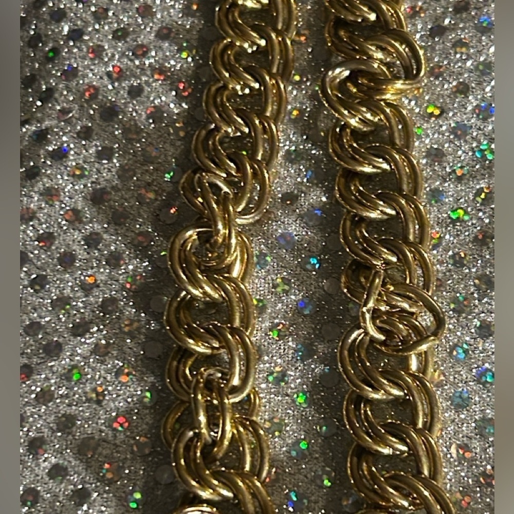 P15 Elegant Gold and Black Gun Metal Chain Necklaces (2)